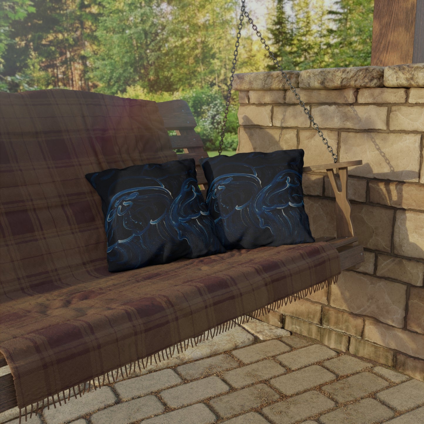Sea Jellies, Outdoor Pillow