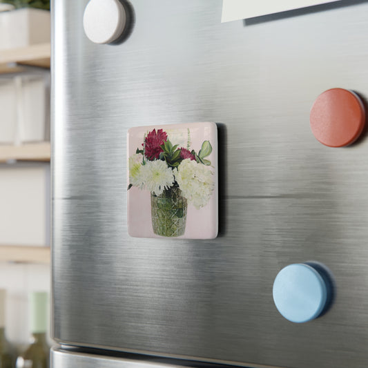 His Flowers, Porcelain Magnet
