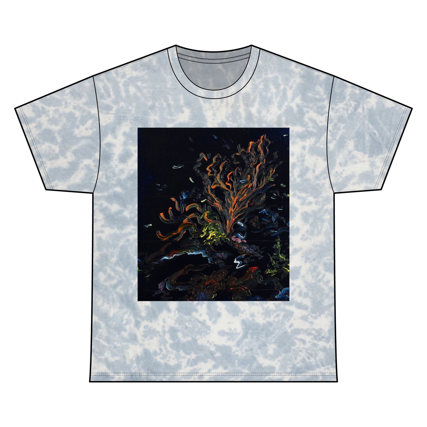 Ocean Dreams Part II, Unisex Tie Dye Cotton Tee