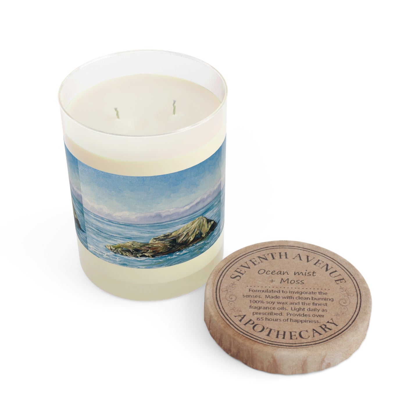 Blue Waters, Ocean Mist & Moss Scented Candle