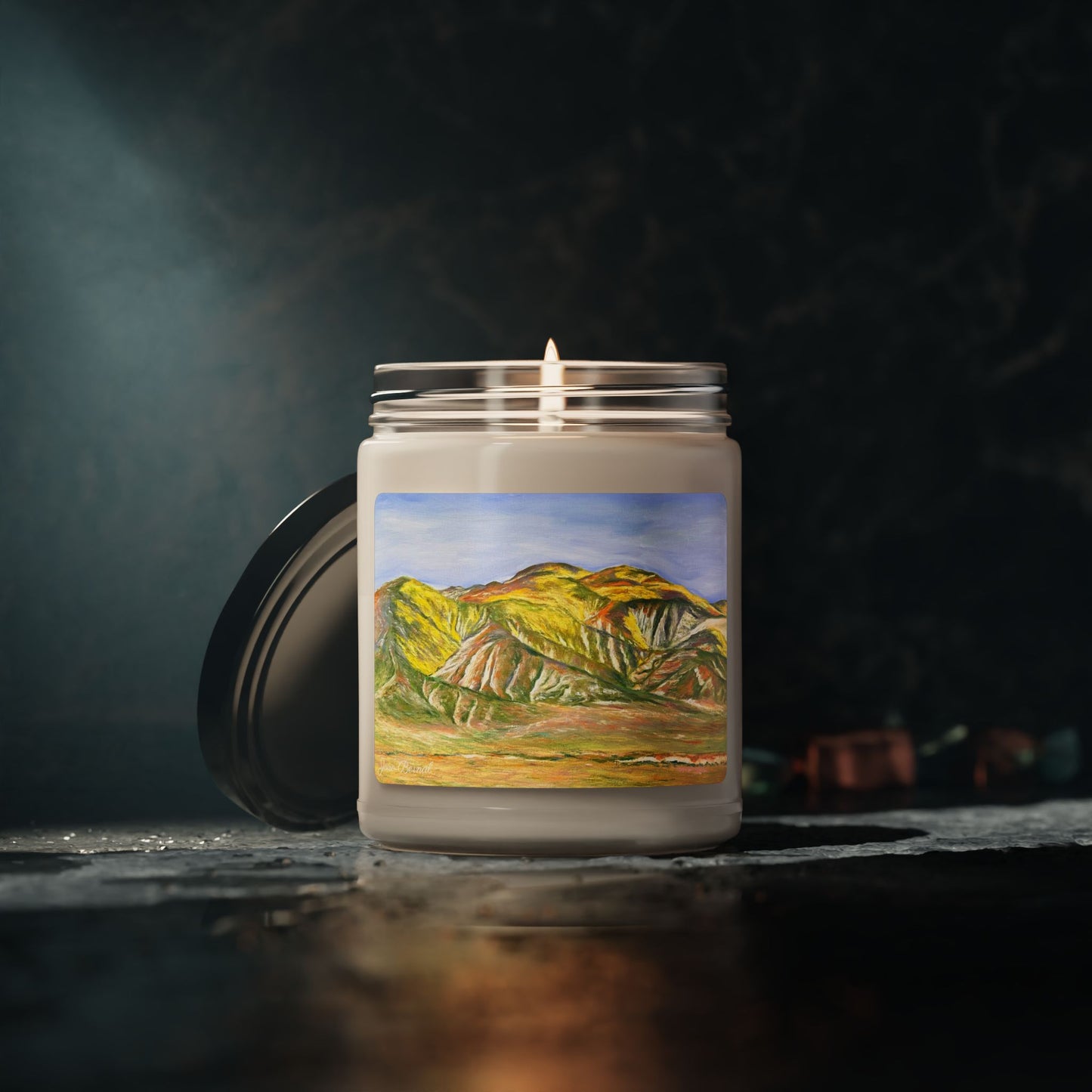 Carrizio Plain National Monument, Clean Cotton Scented Candle