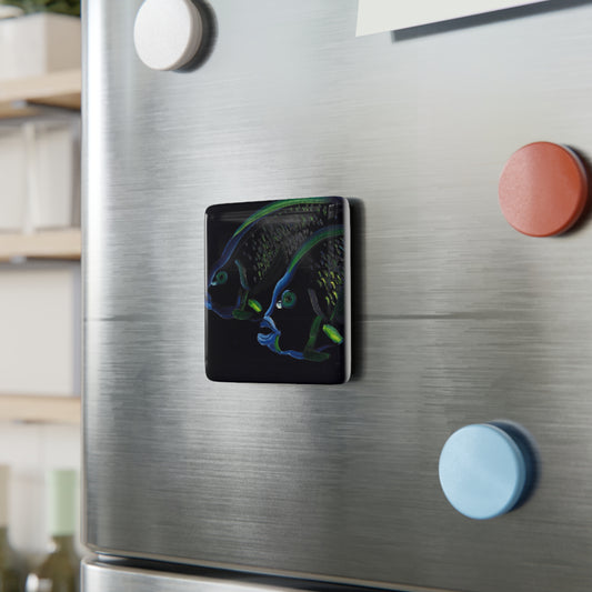 Luminous Fins, Porcelain Magnet