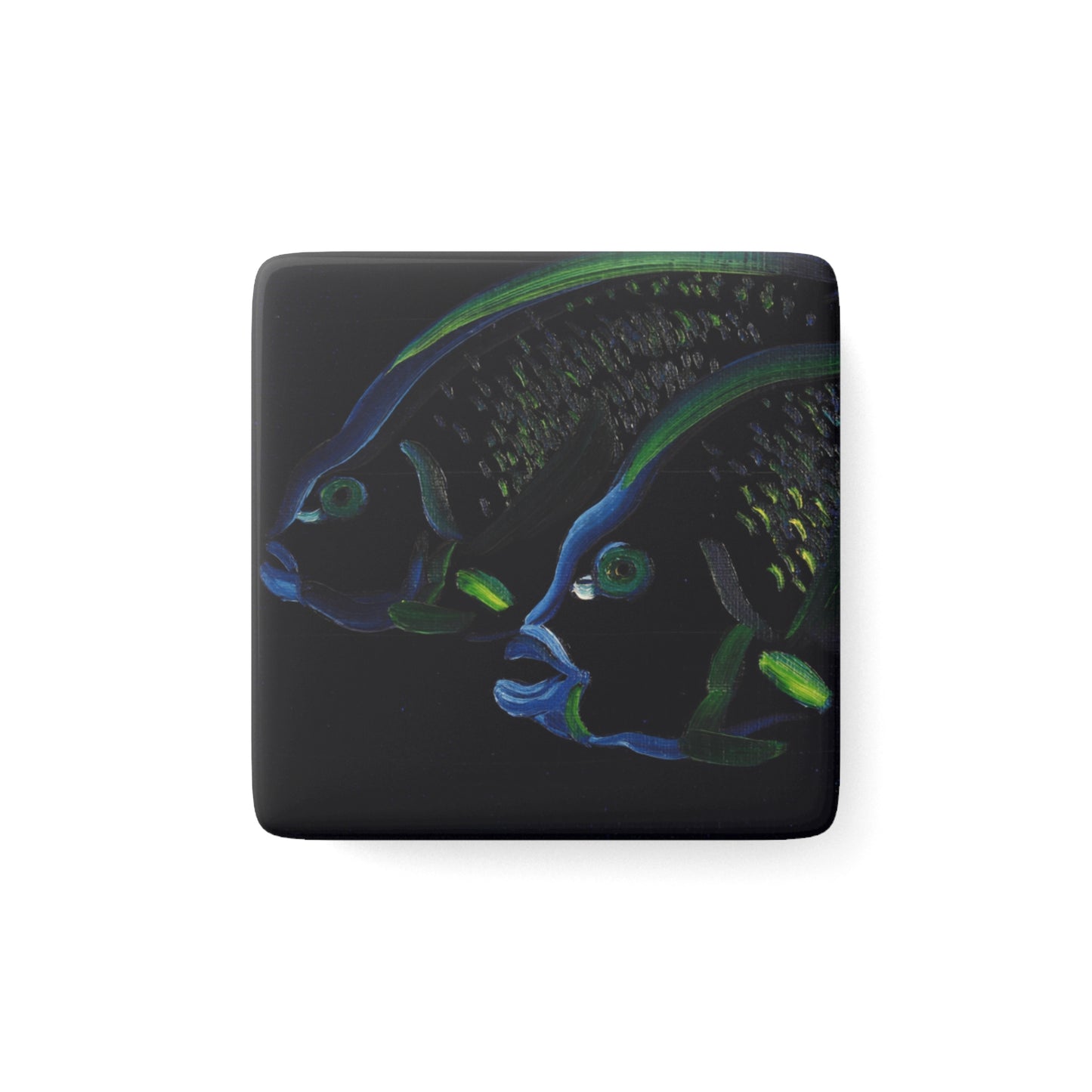 Luminous Fins, Porcelain Magnet