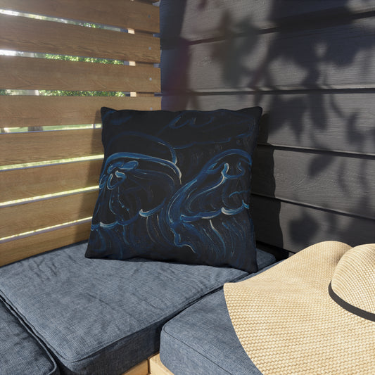 Sea Jellies, Outdoor Pillow